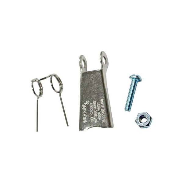 Crosby S-4055 Latch Kit 5T Carbon 7T Alloy Hook, 2.97"L X 1.21"W